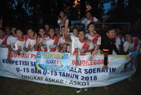 Kalahkan BP 4-0, Bojonegoro Slection Juarai Piala Soeratin 2018